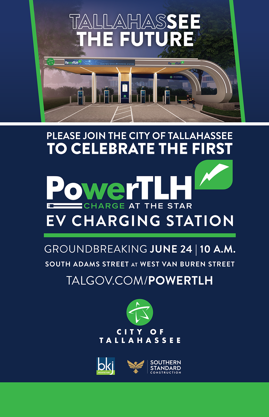 A graphic invitation including information already detailed in the text above